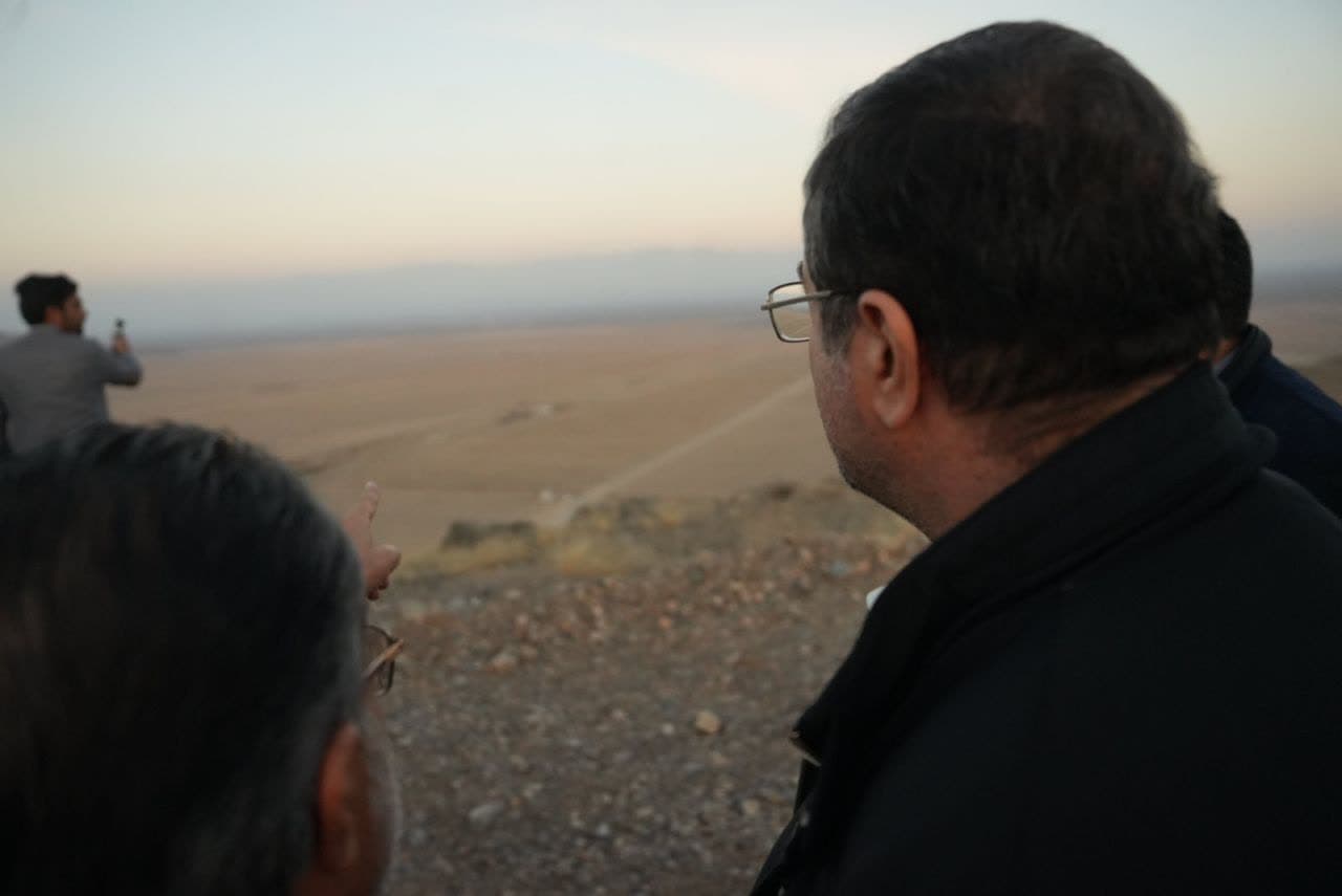 آلبوم تصویری / بازدید استاندار آذربایجانغربی از بزرگترین باغ گردو و پسته خاورمیانه در منطقه آزاد ماکو