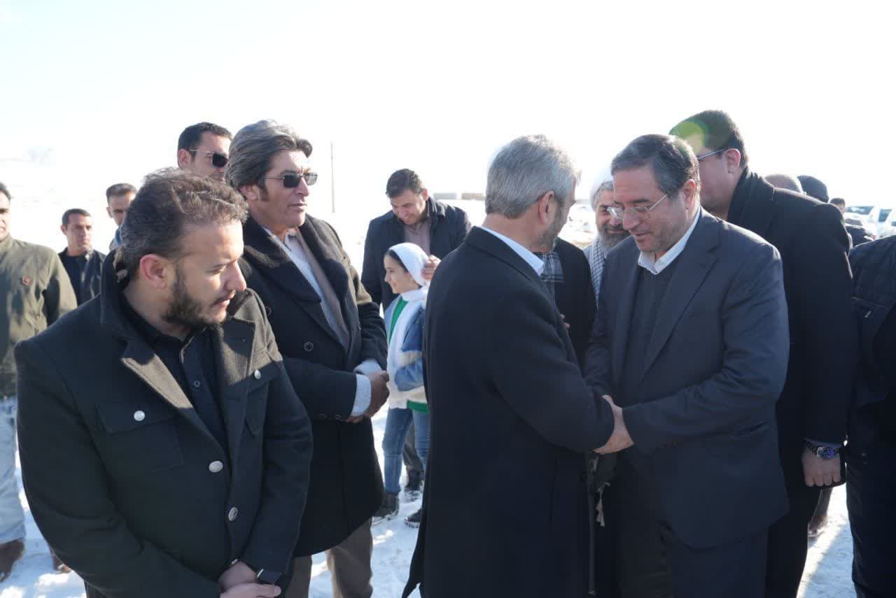 استاندار آذربایجانغربی وارد شهرستان شوط شد + تصاویر