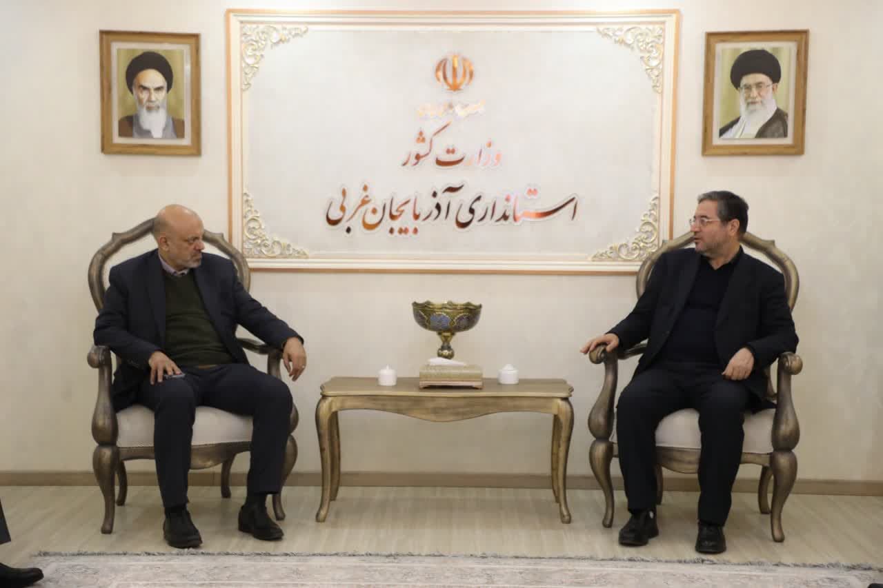 دیدار رئیس کمیسیون آموزش و تحقیقات مجلس شورای اسلامی با استاندار آذربایجانغربی + تصاویر