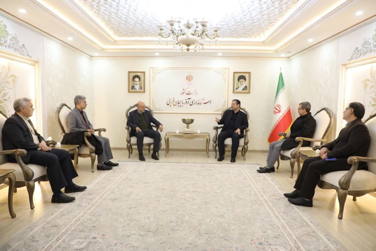 دیدار رئیس کمیسیون آموزش و تحقیقات مجلس شورای اسلامی با استاندار آذربایجانغربی + تصاویر